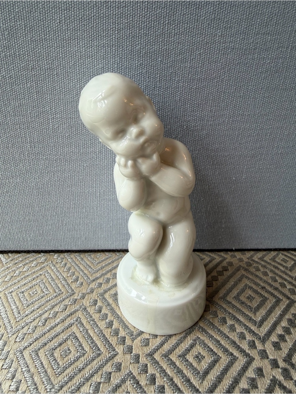 Porcelain Bing & Grondahl Baby Figurine - white